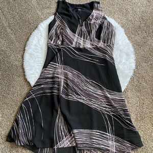 Lane Bryant Dress New‎ Black Pink Flowy Womens Size 16